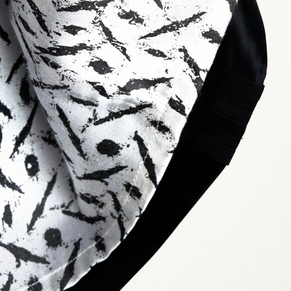 L.A.M.B. Vintage Black Wool and Satin Pencil Skirt - Picture 8 of 10